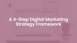 A 4-Step Digital Marketing Strategy Framework