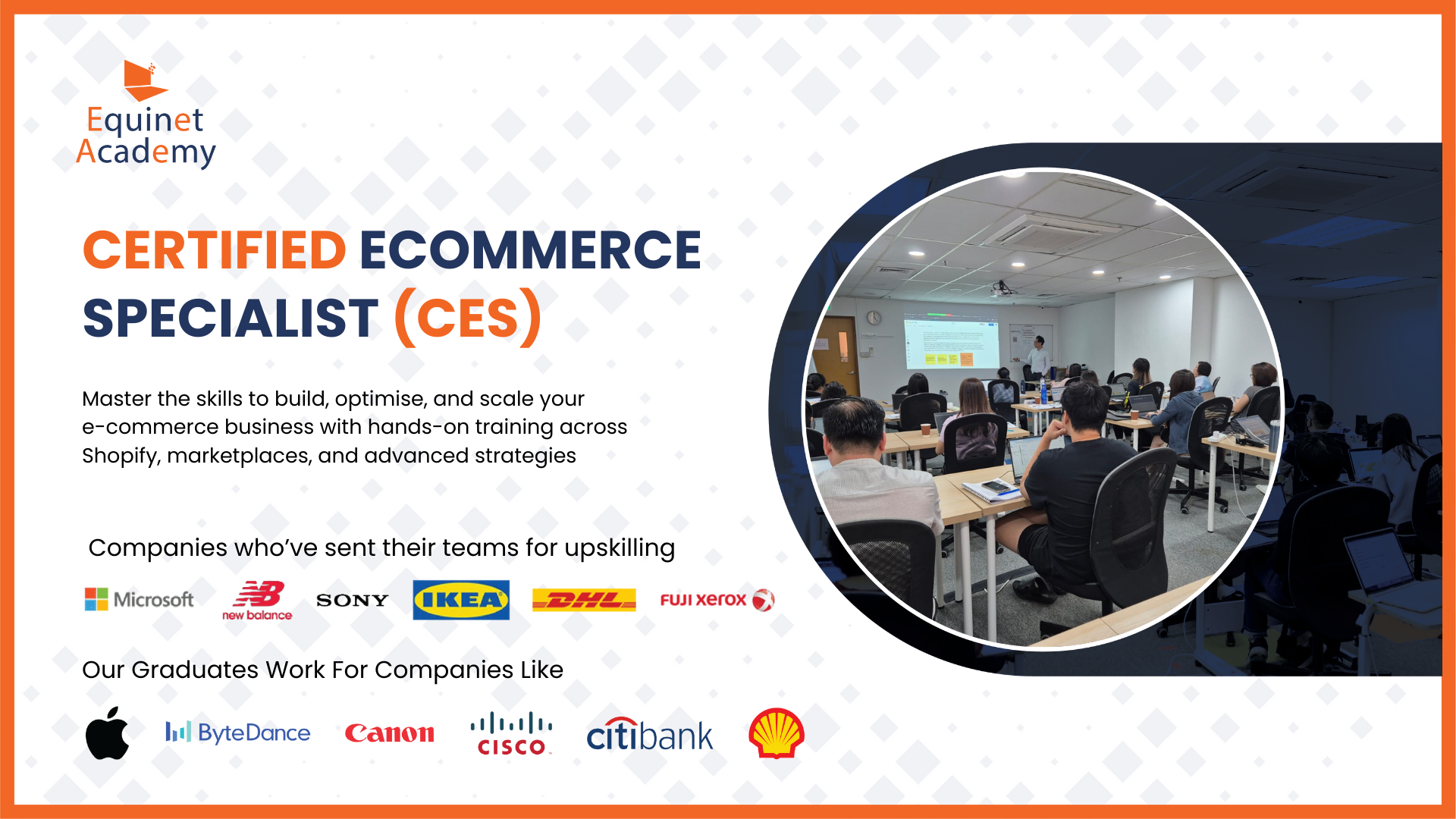 Certified Ecommerce Specialist (CES) Programme Brochure - Cover image