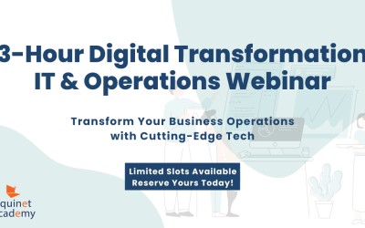 3-Hour Digital Transformation – IT & Operations Course Webinar