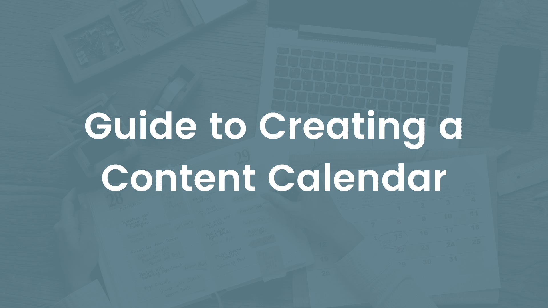 Guide To Creating A Content Calendar Equinet Academy